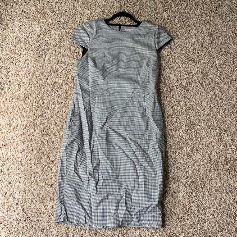 Gingham work dress